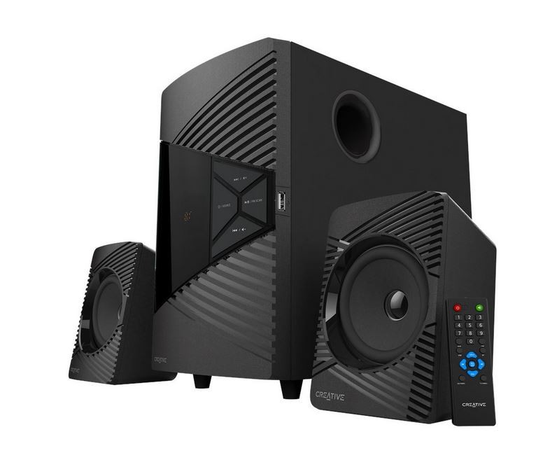 Колонки Creative SBS E2500 2.1 — сабвуфер, Bluetooth, FM, USB, 30 Вт RMS, пульт - Зображення 1
