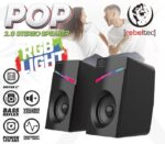 Компʼютерні колонки POP 2.0 — RGB-підсвітка, широкосмугові динаміки 50 мм - Зображення 3