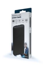 Павербанк 10 000 mAh чорний — компактний зовнішній акумулятор з 2 портами USB - Зображення 4