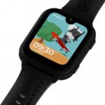 Дитячий смарт-годинник Garett Kids VIBE 4G чорний — GPS, відеодзвінки, SOS, WhatsApp, Face Unlock - Зображення 4