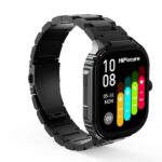 Смарт-годинник HiFuture Ultra3 Pro чорний — AMOLED 2,04″, дзвінки, AI-моніторинг, тиждень роботи - Зображення 2